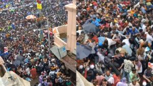 पुरी रथ यात्रा में मची अफरा-तफरी, दम घुटने से श्रद्धालु की मौत, कई घायल