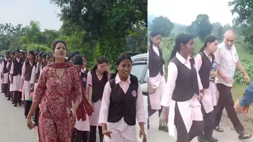 https://news4u36.in/ambikapur-eklavya-school-girls-30-km-walk-hostel-problems/